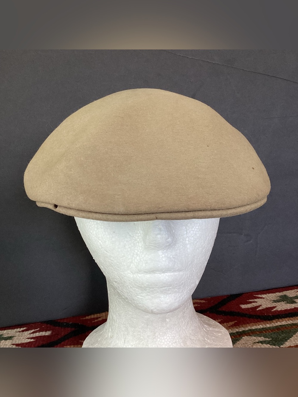 Vintage Newsboy Cabbie Hat Made in England Size 7 3/8
